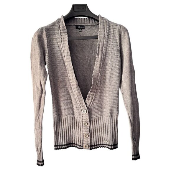 Guess woman's size large grey Button up Cardigan - Picture 1 of 4